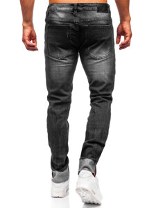 Homme Pantalon en jean slim fit Noir Bolf MP0126N