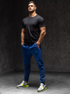 Homme Pantalon jogger Bleu cobalt Bolf XW01-C