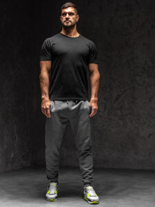 Homme Pantalon jogger Graphite Bolf XW01-C