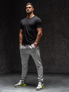 Homme Pantalon jogger Gris Bolf XW01-C