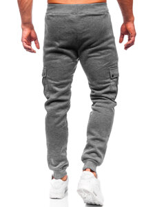 Homme Pantalon jogger cargo Gris Bolf HY-809