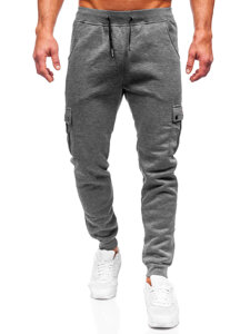 Homme Pantalon jogger cargo Gris Bolf HY-809