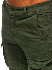 Homme Pantalon jogger cargo Khaki Bolf 2233