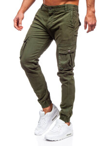 Homme Pantalon jogger cargo Khaki Bolf JM5502