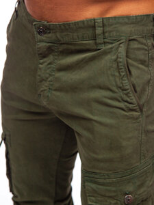 Homme Pantalon jogger cargo Khaki Bolf JM5502