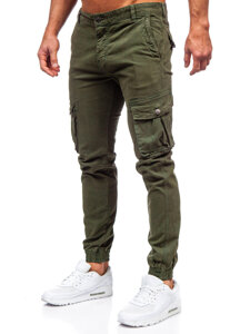 Homme Pantalon jogger cargo Khaki Bolf JM5502