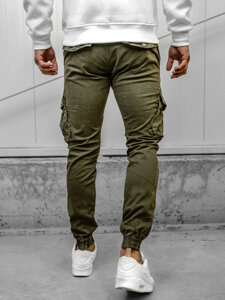 Homme Pantalon jogger cargo Khaki Bolf JM5502A