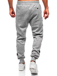 Homme Pantalon jogger chaud Gris Bolf Q1100