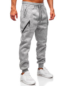 Homme Pantalon jogger chaud Gris Bolf Q1104