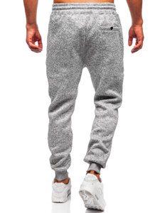 Homme Pantalon jogger chaud Gris Bolf Q1104