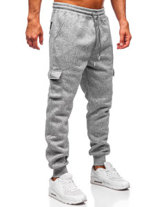 Homme Pantalon jogger chaud Gris Bolf Q1108