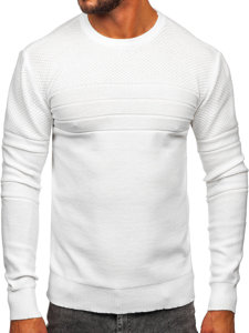 Homme Pull Blanc Bolf SL15-2318