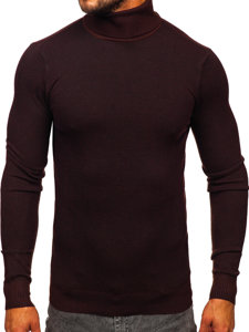 Homme Pull à col roulé Marron Bolf W2-20125