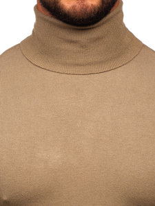 Homme Pull à col roulé basic Camel Bolf W1-1728