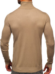 Homme Pull à col roulé basic Camel Bolf W1-1728