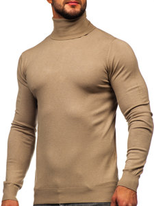 Homme Pull à col roulé basic Camel Bolf W1-1728