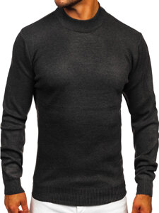 Homme Pull à col roulé basic Graphite Bolf S8519