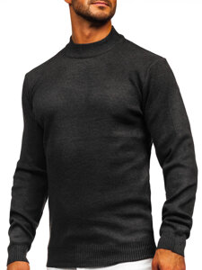 Homme Pull à col roulé basic Graphite Bolf S8519