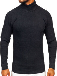 Homme Pull à col roulé basic Graphite Bolf S8751