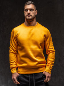 Homme Sweat-shirt Orange ciel Bolf 2001A1