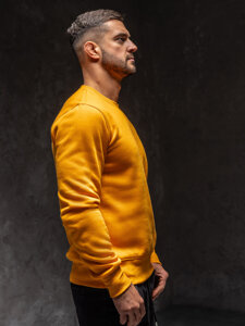 Homme Sweat-shirt Orange ciel Bolf 2001A1