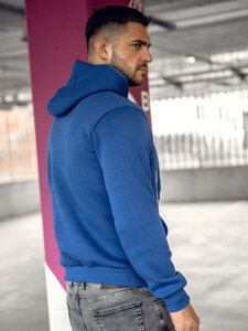 Homme Sweat-shirt à capuche Bleu moyen Bolf 2008A