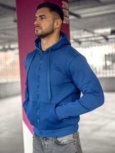 Homme Sweat-shirt à capuche Bleu moyen Bolf 2008A