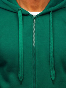 Homme Sweat-shirt à capuche Vert Bolf 2008