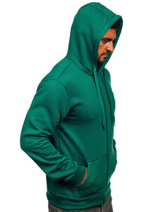 Homme Sweat-shirt à capuche Vert Bolf 2008