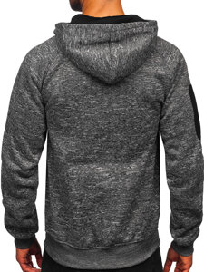 Homme Sweat-shirt à capuche chaud Anthracite Bolf TC1306