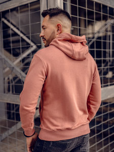 Homme Sweat-shirt épais à capuche Rose Bolf 1004A-1