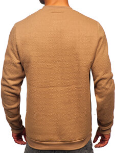 Homme Sweat-shirt imprimé Beige Bolf LJ0599