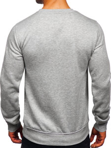 Homme Sweat-shirt imprimé Gris Bolf 14601