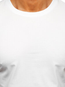 Homme T-shirt basic Blanc Bolf M216