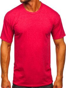 Homme T-shirt basic Rouge Bolf B10