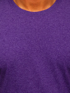 Homme T-shirt basic Violet Bolf B10