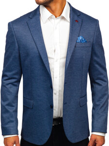 Homme Veste casual Bleu Bolf 023