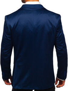 Homme Veste casual Bleu foncé Bolf 022