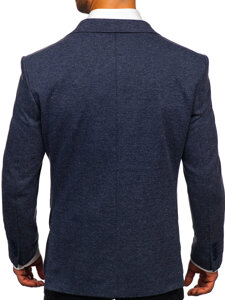 Homme Veste casual Bleu foncé Bolf 023