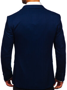 Homme Veste casual Bleu foncé Bolf 04