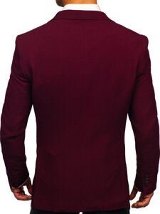 Homme Veste casual Bordeaux Bolf 025