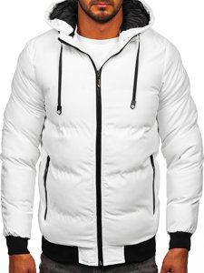 Homme Veste d'hiver matelassée Blanc Bolf 5M3125