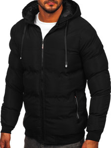 Homme Veste d'hiver matelassée Noir Bolf 5M3125