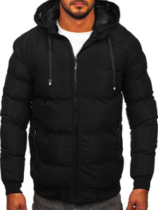 Homme Veste d'hiver matelassée Noir Bolf 5M3125