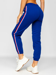 La pantalon de sport pour femme bleu cobalt Bolf YW01020