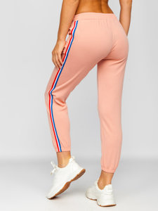 La pantalon de sport pour femme rose clair Bolf YW01020