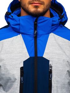 Le blouson de ski pour homme bleu Bolf 1340