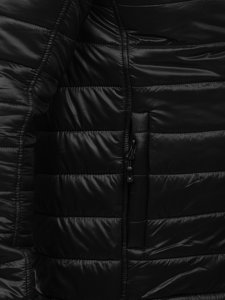 Le blouson de transition pour homme noir Bolf K104