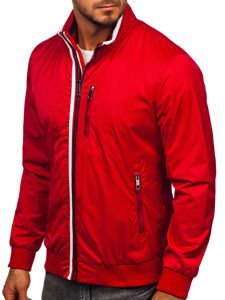 Le blouson de transition pour homme rouge Bolf K01