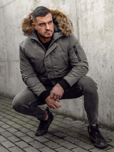 Le blouson d'hiver pour homme graphite Bolf 2019